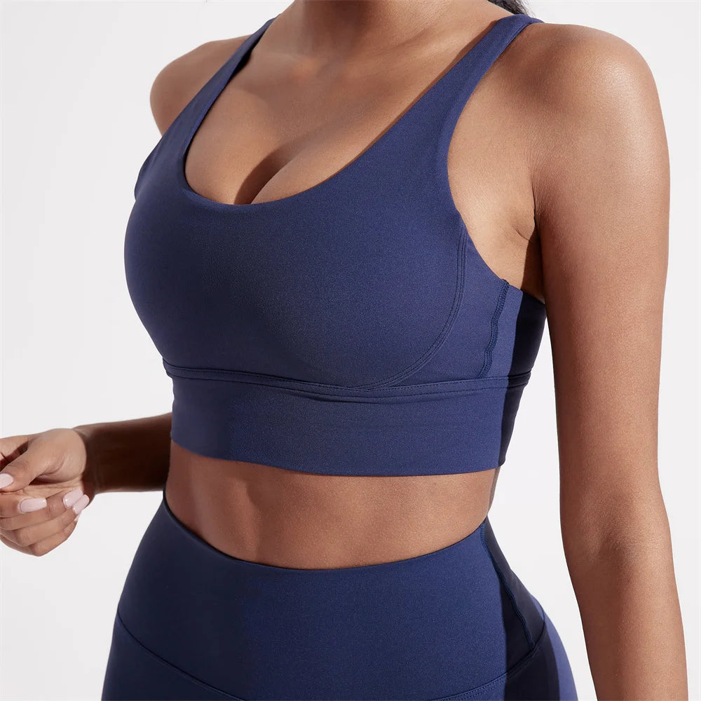 Women’s Cross-Back High-Support Sports Bra